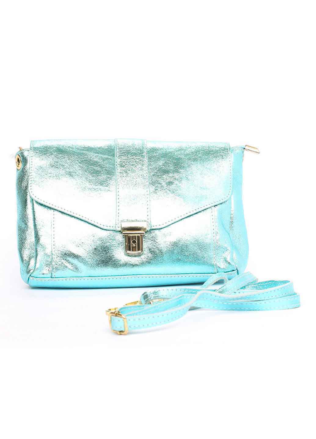 

Клатч Italian Bags 9034_sky Кожаный Синий