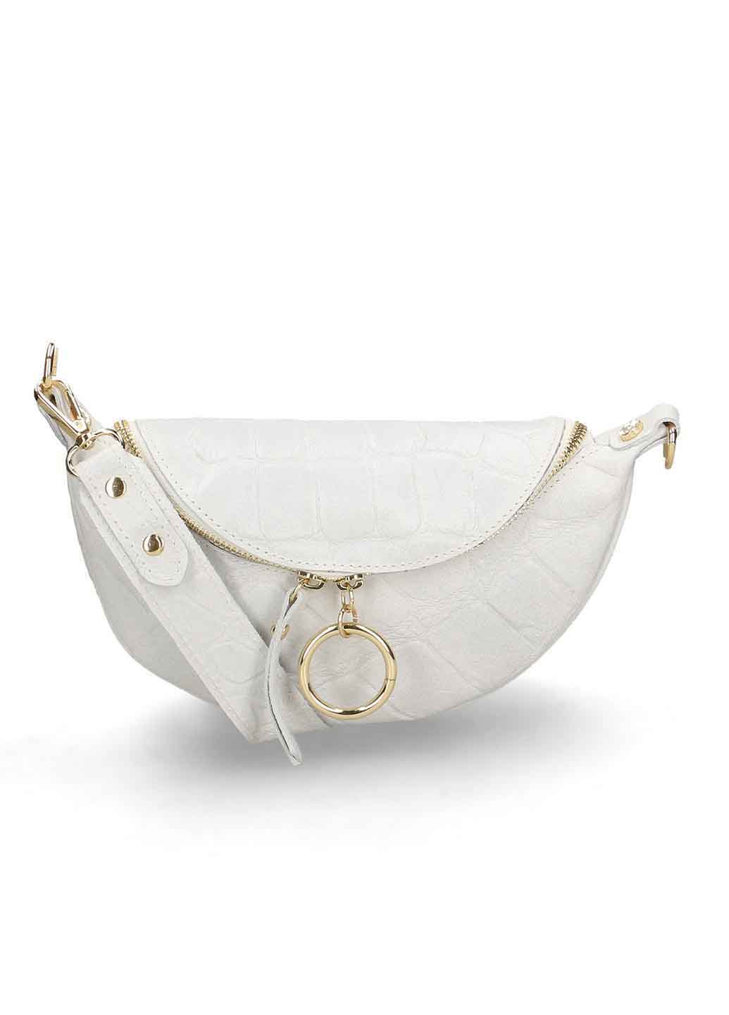 

Клатч Italian Bags 11697_white Кожаный Белый