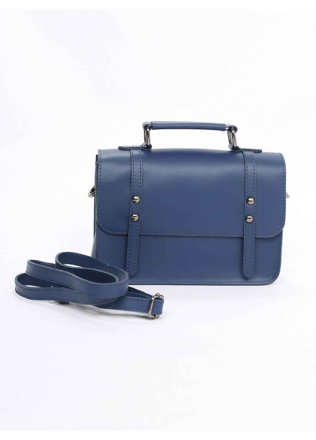 

Клатч Italian Bags 10005_blue Кожаный Синий