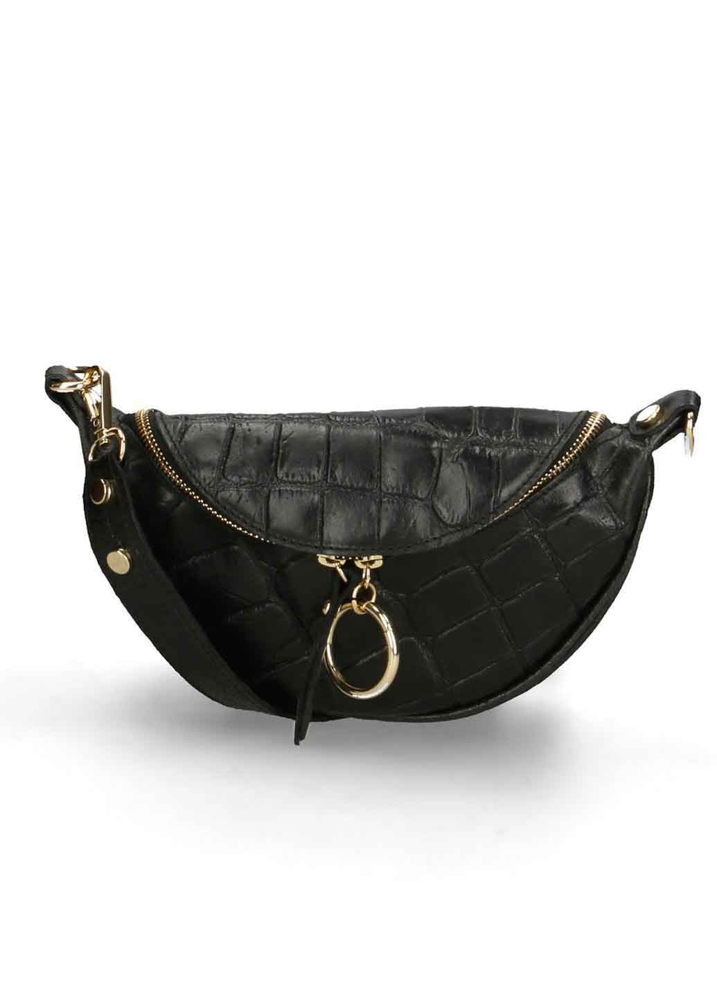 

Клатч Italian Bags 11697_black Кожаный Черный