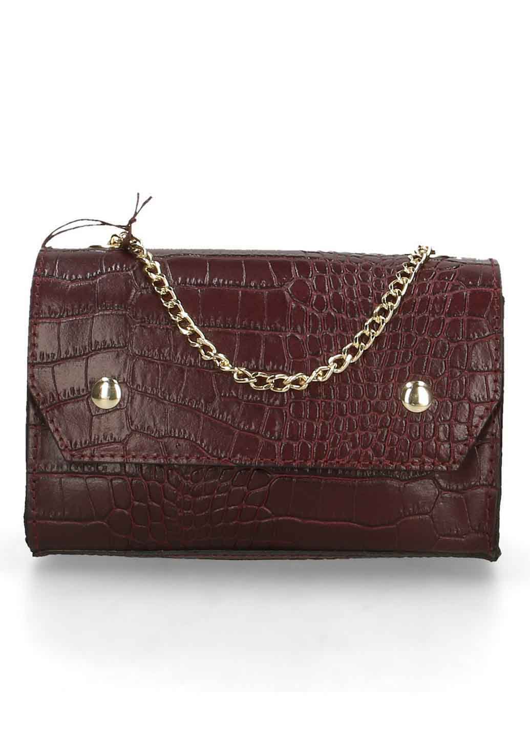 

Клатч Italian Bags 532177_bordo Кожаный Бордовый