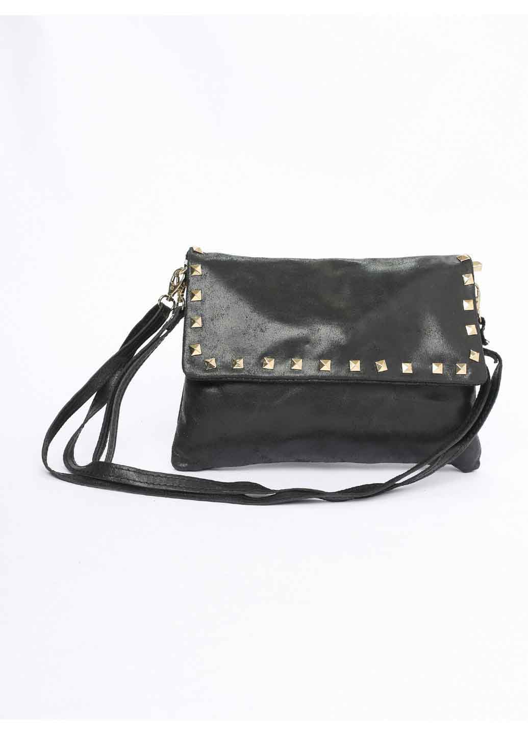 

Клатч Italian Bags 10195_black Кожаный Черный