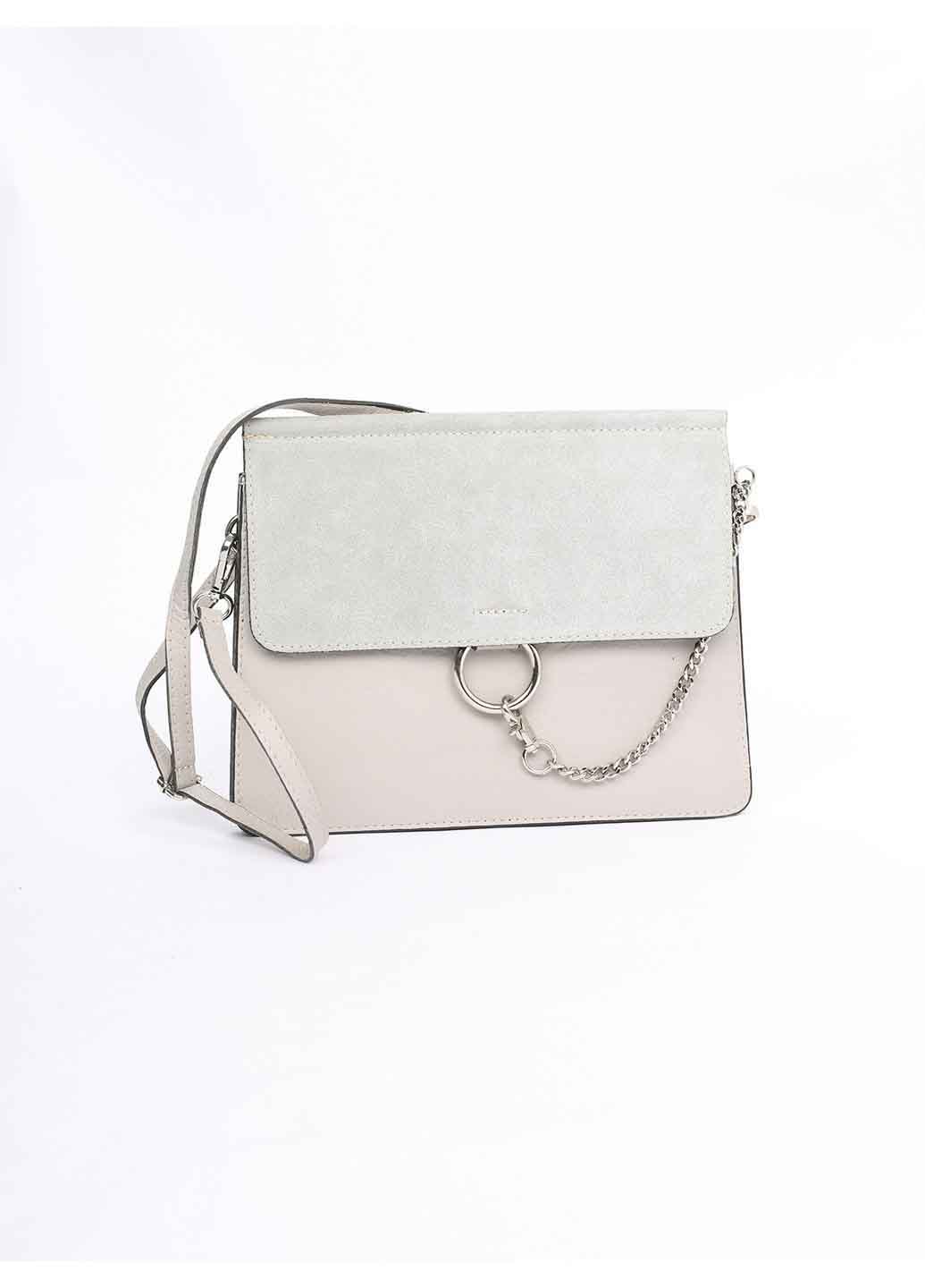 

Клатч Italian Bags 10034_gray Кожаный Серый