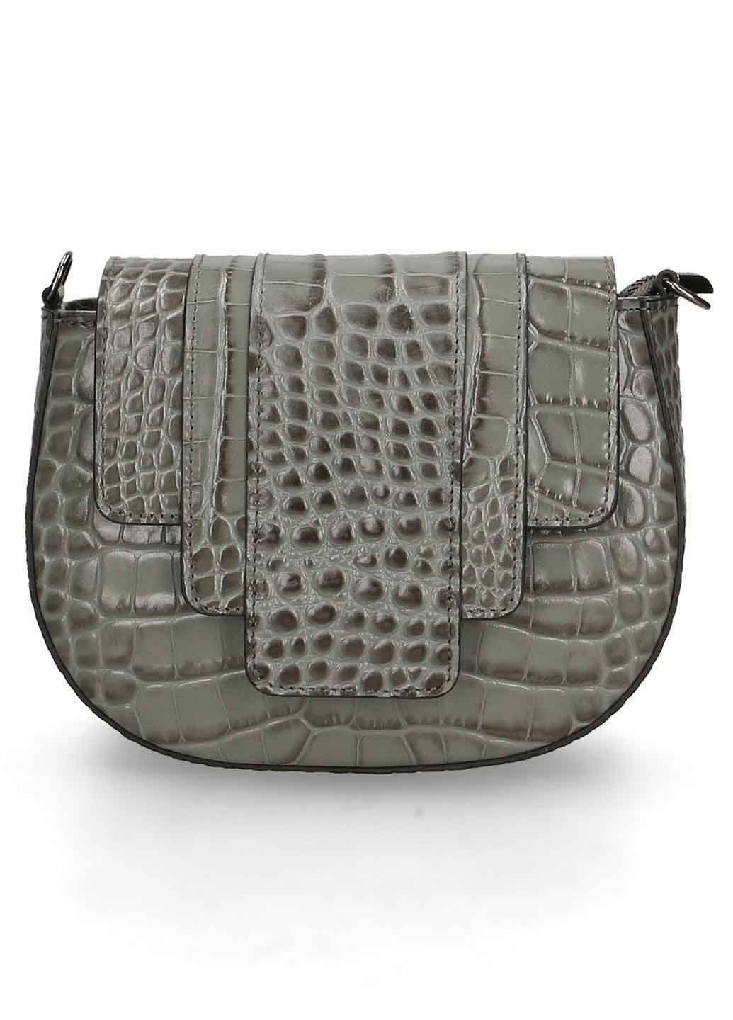 

Клатч Italian Bags 2359_gray Кожаный Серый