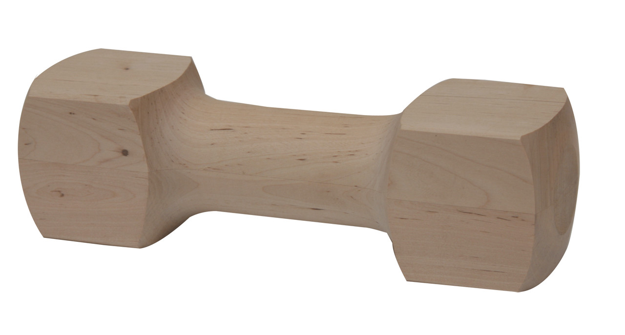 

Игрушка для собак Croci Гантеля квадратная, дерево, 24x6,5x6,5 см