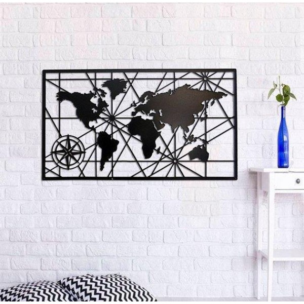 

Картина из дерева CraftBoxUA Vector Map 60х108 см