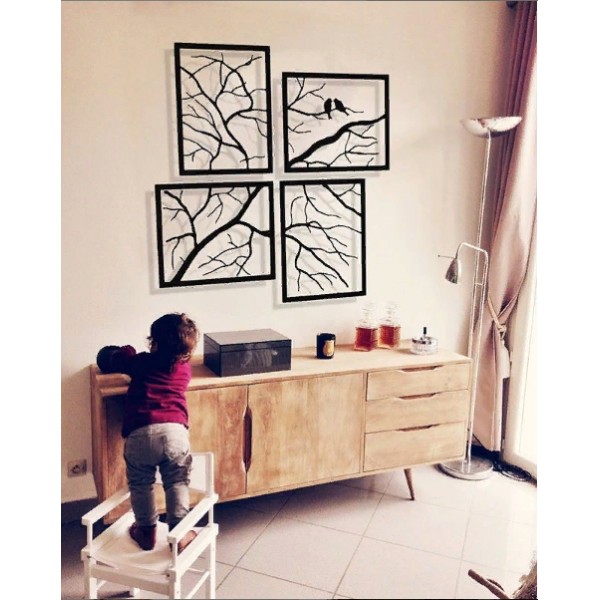 

Картина из дерева CraftBoxUA Tree with birds 70х70