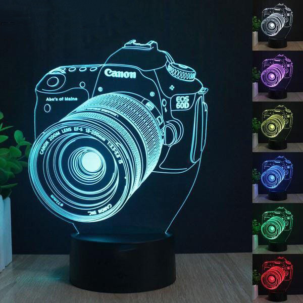 

Настольный светильник New Idea 3D Desk Lamp Фотоаппарат