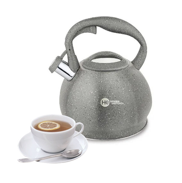 

Чайник Higher KITCHEN ZP-020 3.5 л Серый со свистком