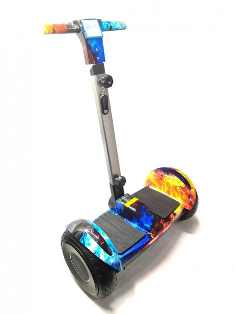 

Гироскутер Smart Balance A8 10" с ручкой Огонь и лёд