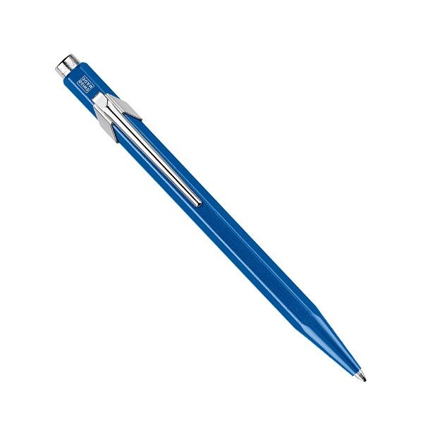 

Шариковая ручка Caran d'Ache 849 Popline Metallic Blue синяя 849.640