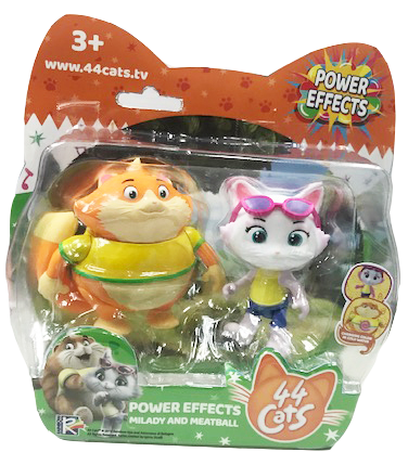 

Игровой набор 44 Cats 2 фигурки Фрикадель и Миледи Суперсилы (34114) (4894386341149)