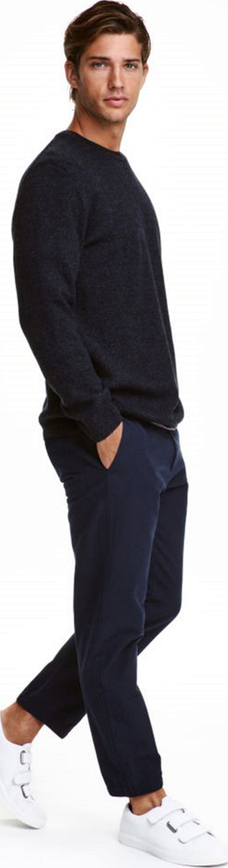 

Брюки H&M 4hm044400389 29 Темно-синие