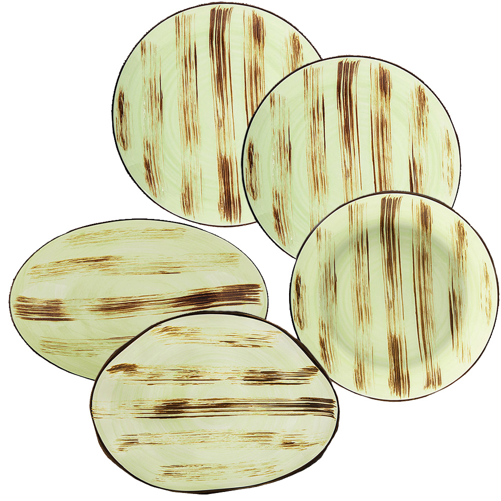 

Столовый сервиз Wilmax Scratch Pistachio 20 предметов на 6 персон