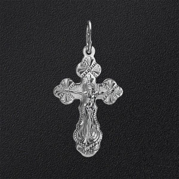 

Серебряный крестик-распятие 3009
