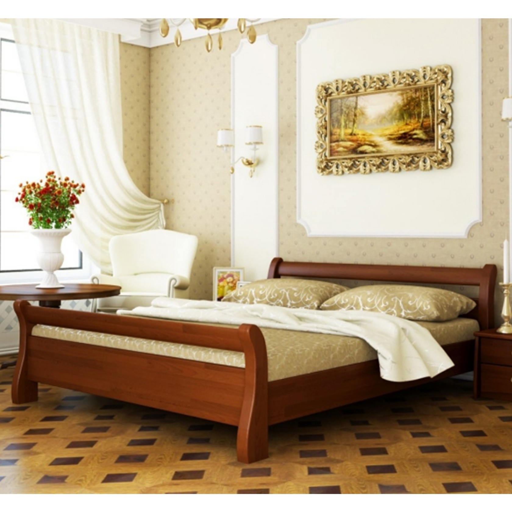 

Кровать Диана Каштан 160х200 см 21104_67
