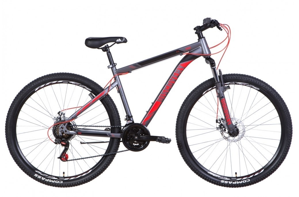 

Велосипед ST 29 Discovery TREK AM DD 19 графитово-черный с красным (м) 2021