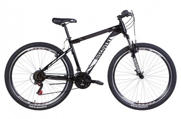 

Велосипед ST 29 Discovery TREK AM DD чёрно-белый 2021