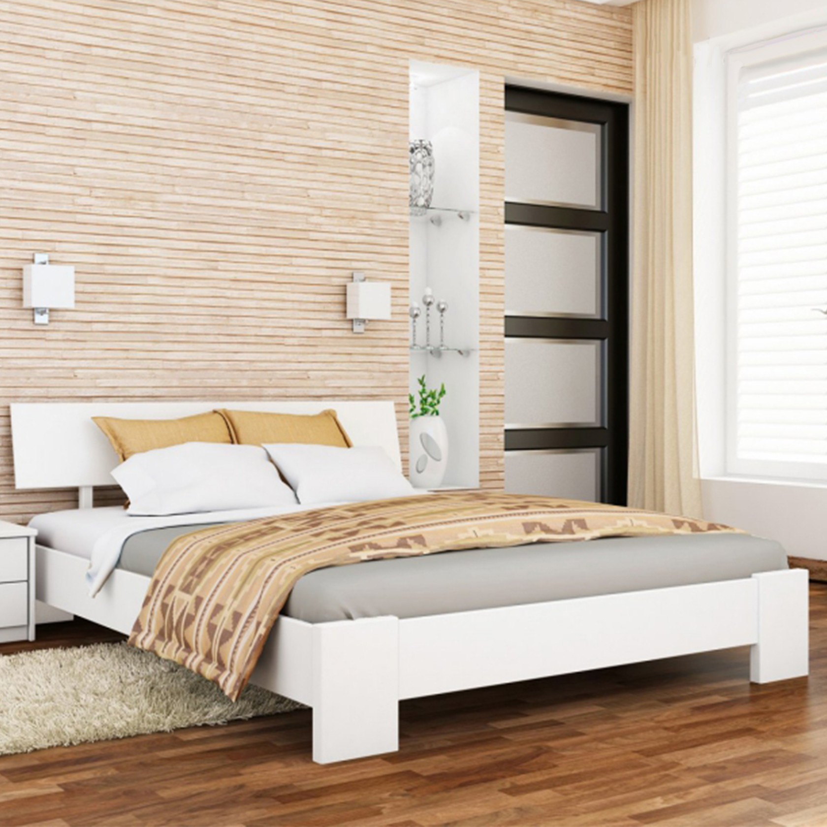 

Кровать Титан Белая 180х200 см 21107_57