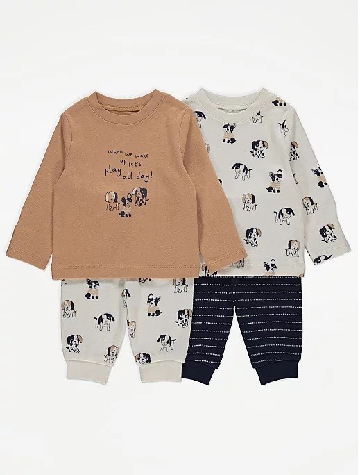

Комплект пижам Georg Dog Print 86-92 см 2шт разноцветные