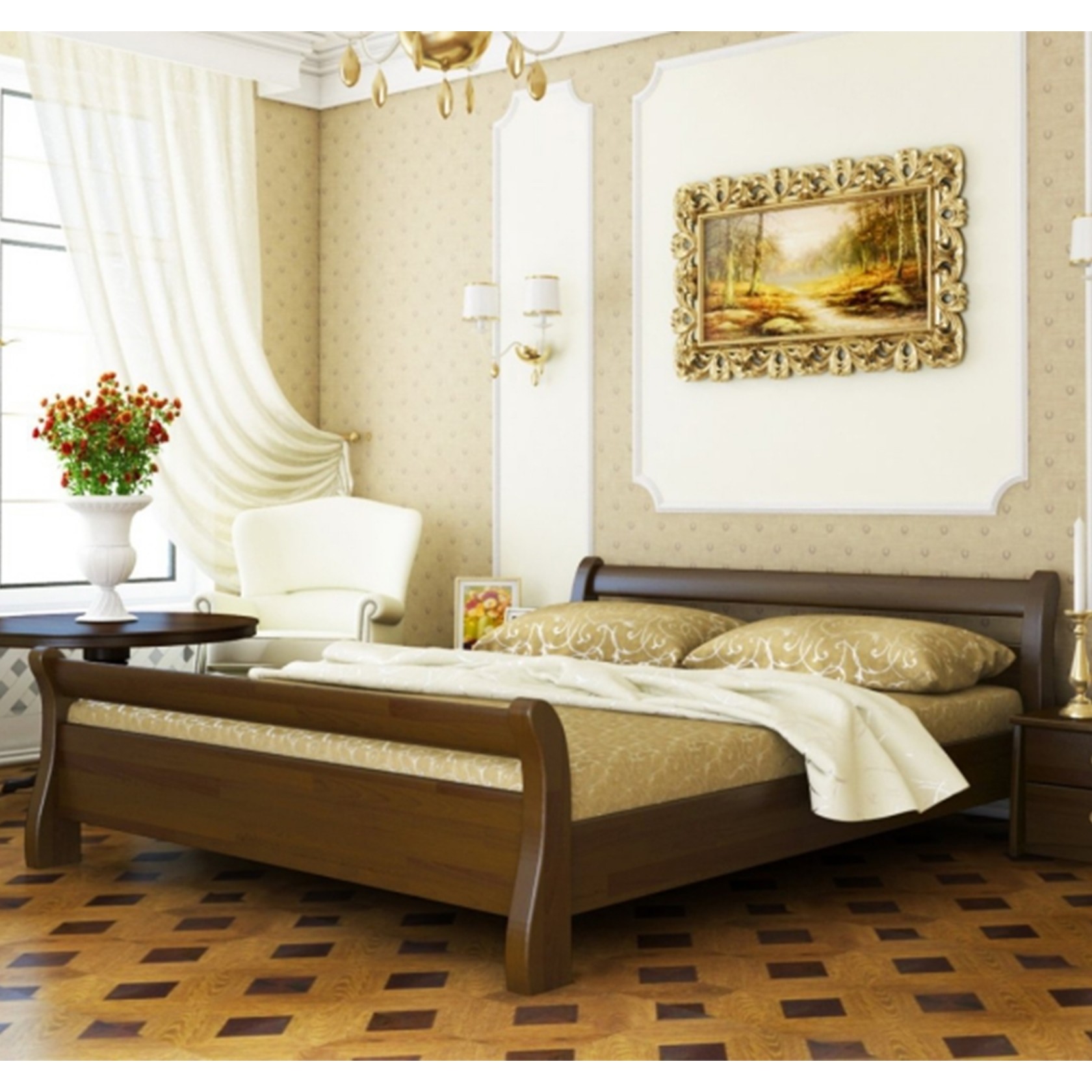 

Кровать Диана Темный орех 90х200 см 21104_23