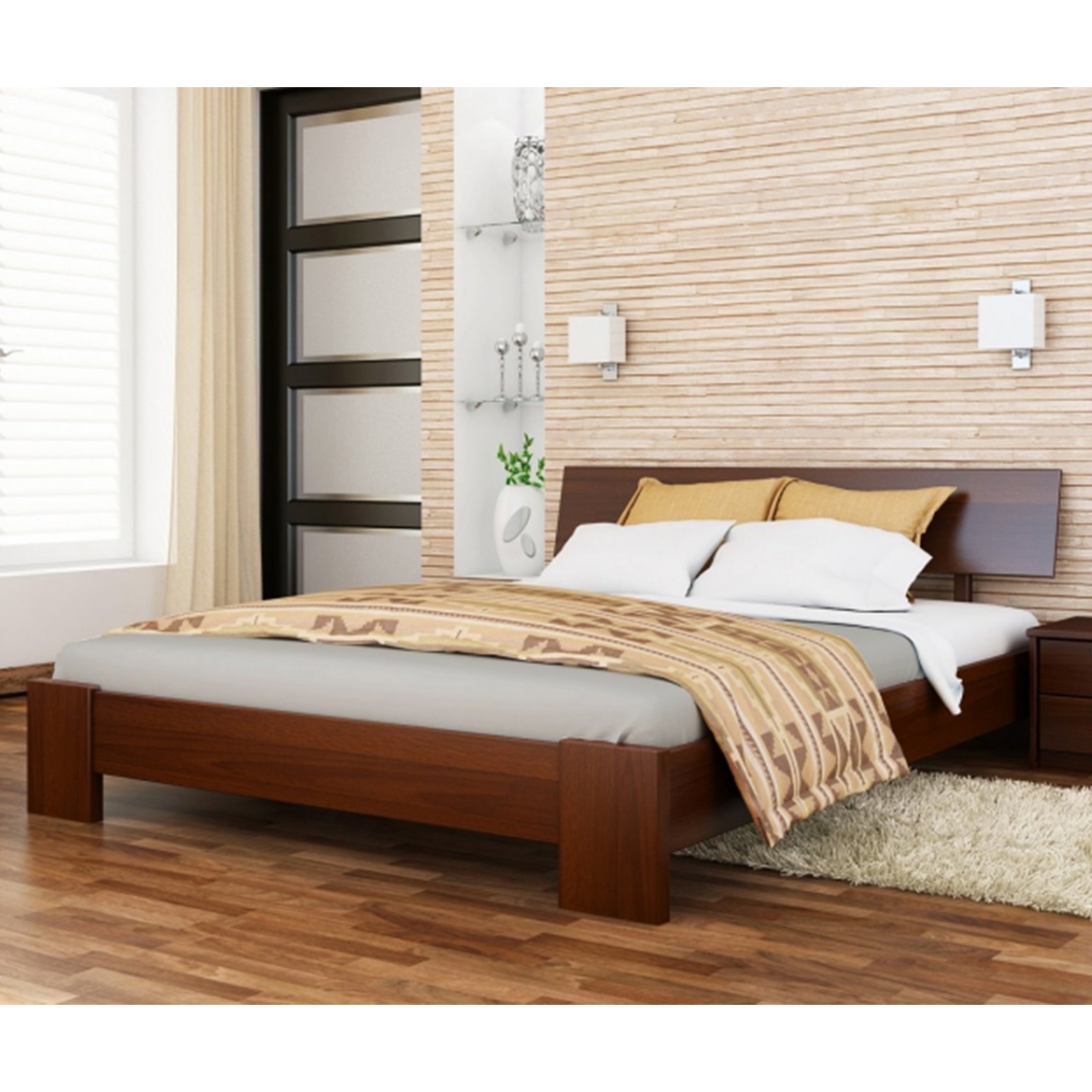 

Кровать Титан Каштан 160х200 см 21107_35