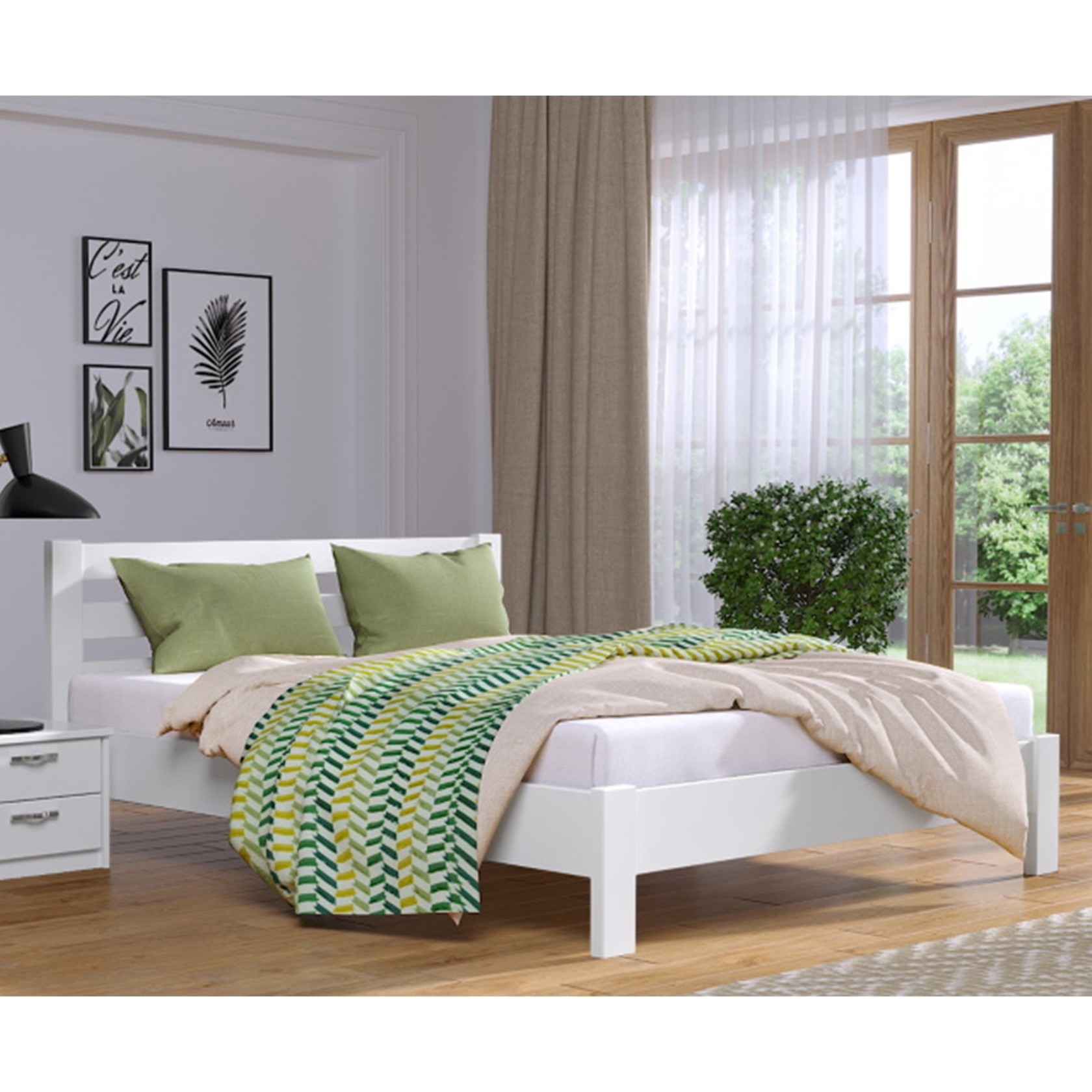 

Кровать Рената Люкс Белая 120х200 см 21109_33