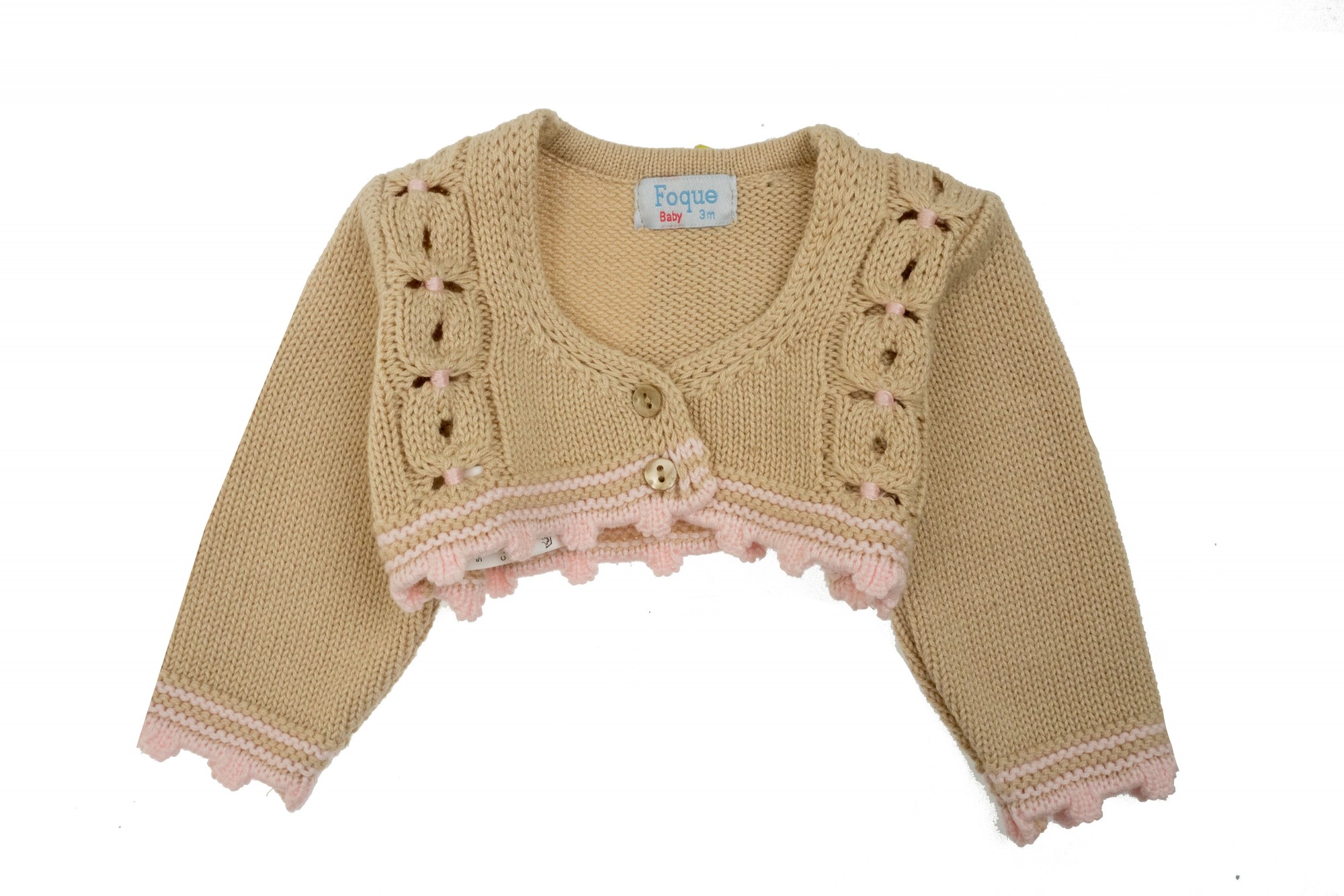 

Болеро FOQUE Bebe (1326) Бежевый M3-62 см