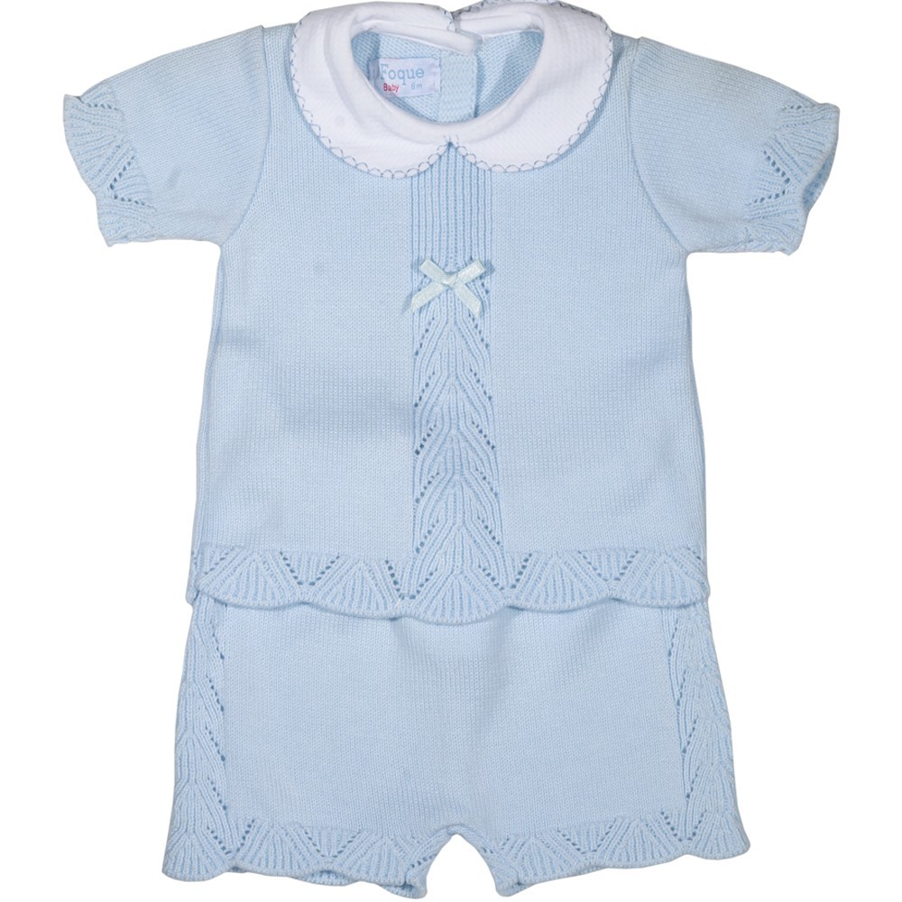 

Костюм : Футболка, шорты FOQUE Bebe (5331) Голубой M9-74 см
