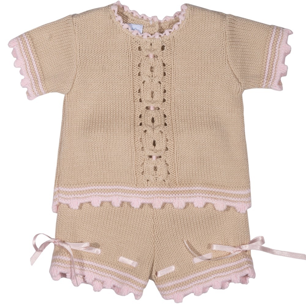

Костюм : Футболка, шорты FOQUE Bebe (5322) Бежевый M3-62 см