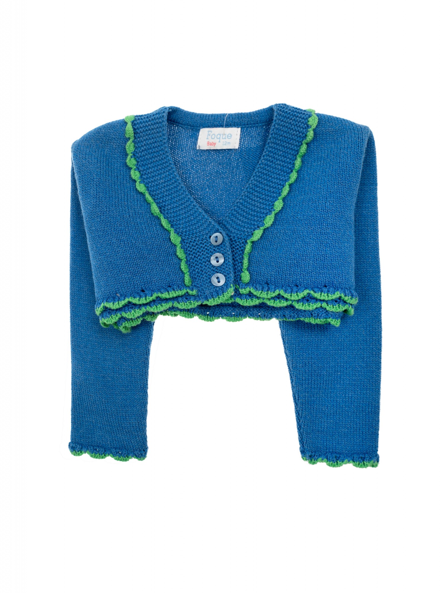 

Болеро FOQUE Bebe (1362) Синий M12-80 см
