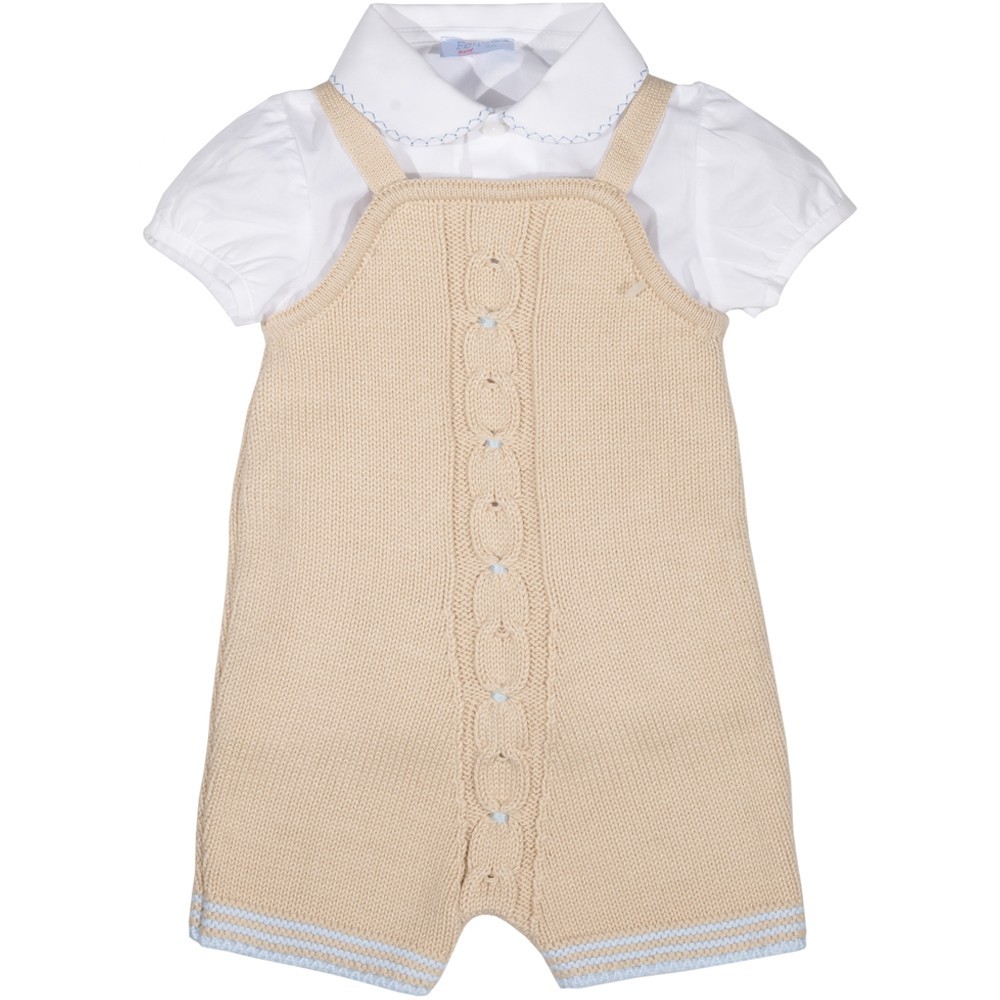 

Костюм : Рубашка, комбинезон FOQUE Bebe (5318) Бежевый M9-74 см