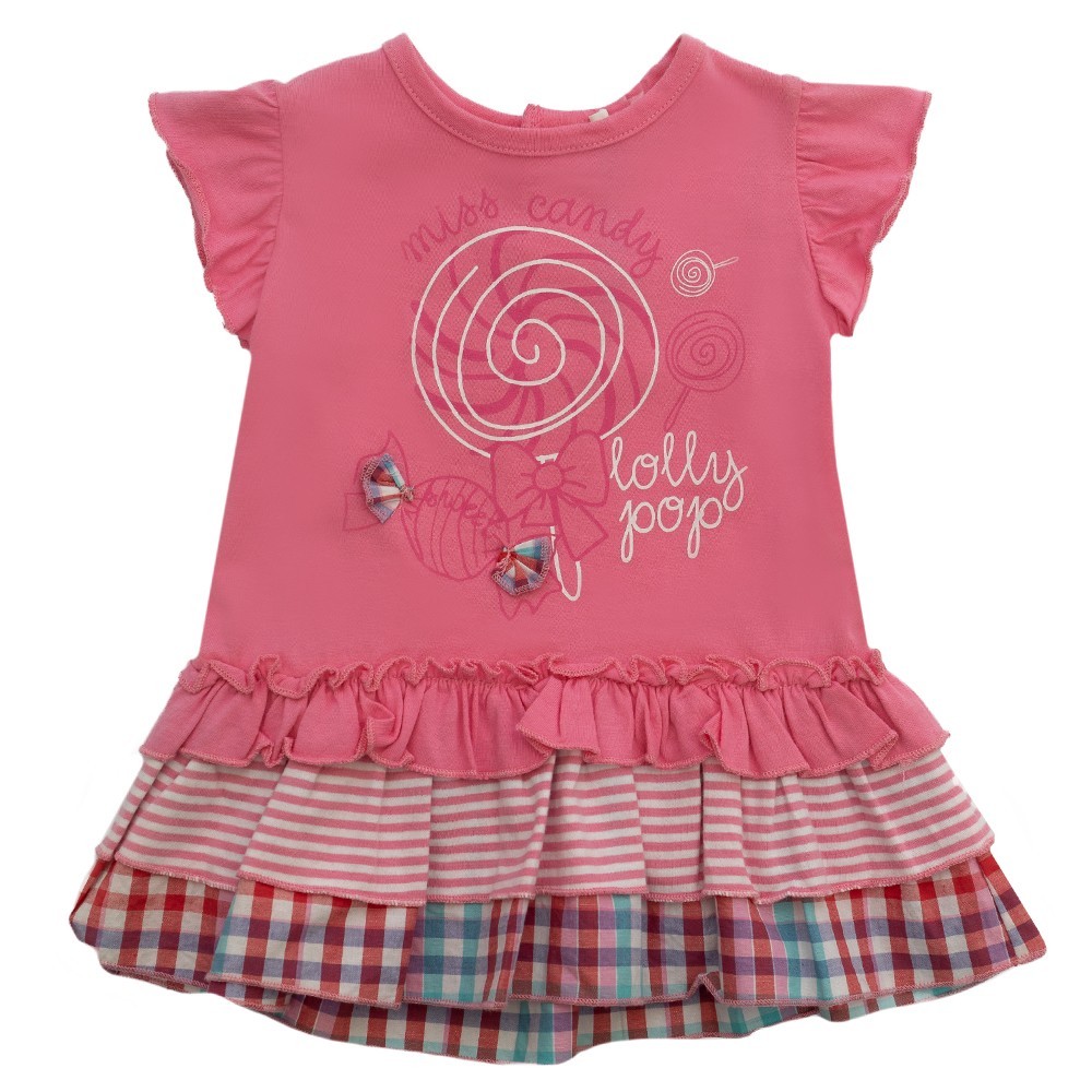 

Платье Losan Mc baby girls (218-7009AD/71) Розовый M3-62 см