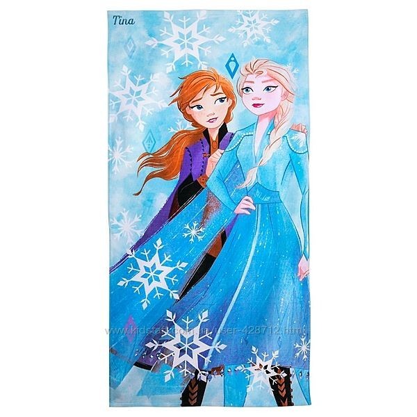 

Пляжное полотенце Анна и Єльза Disney 75 х 150 см Разноцветное
