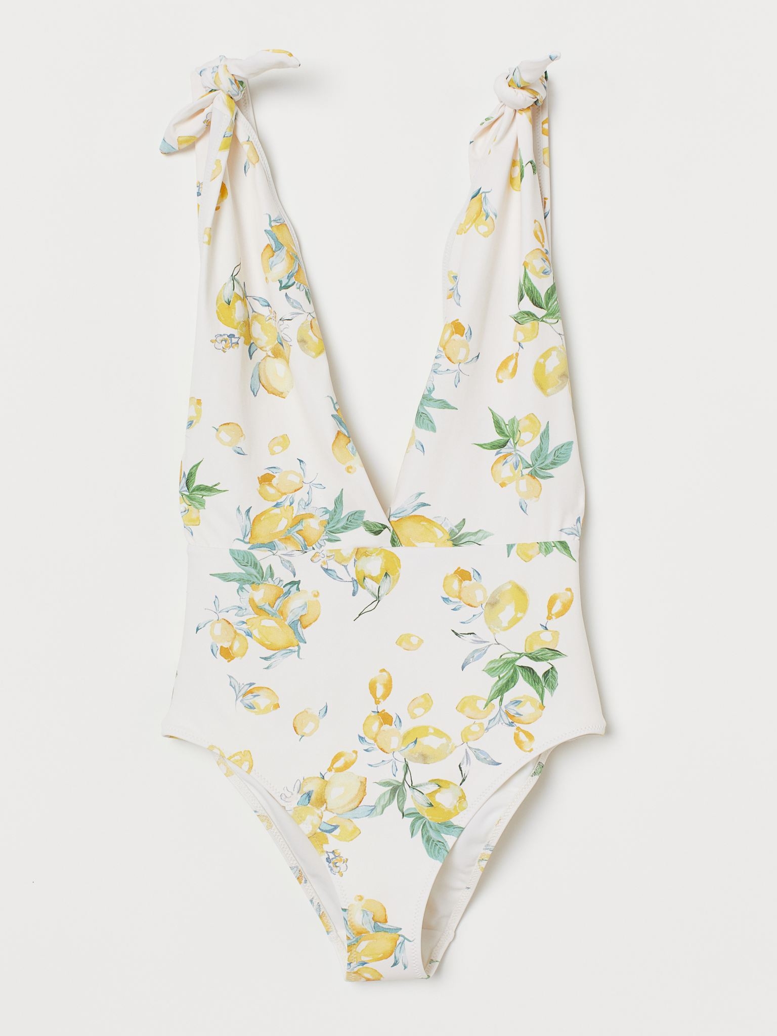 

Купальник слитный женский H&M 1905-7972500 40 Белый