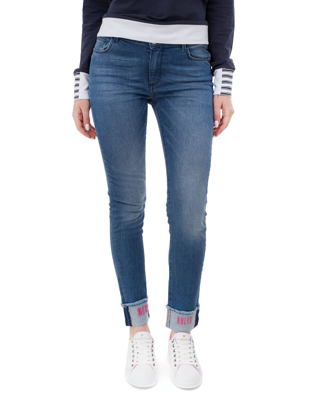 

Джинси жіночі TRUSSARDI JEANS (56J00001-1T002371-D007-U270/92) Синій 29