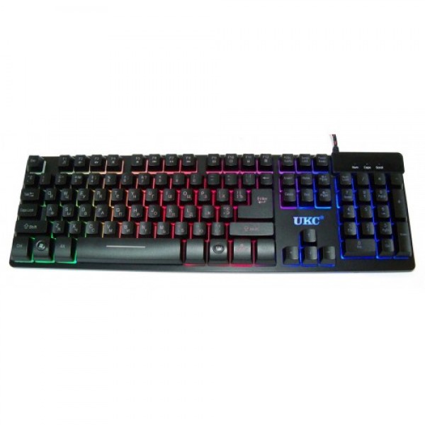 

Игровая проводная клавиатура с подсветкой ZYG 800 черный (44714)