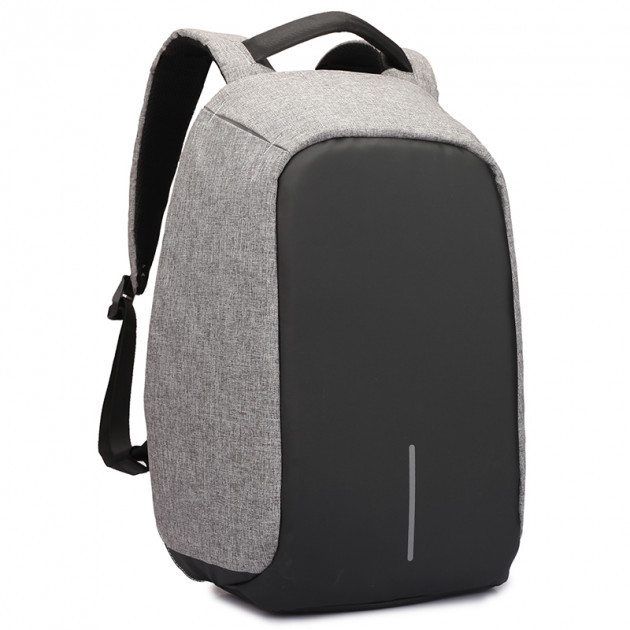 

Рюкзак городской Antivor 2.0 антивор сумка с защитой от карманников с USB Grey