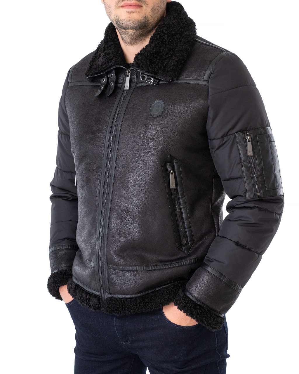 

Дублянка чоловіча TRUSSARDI JEANS (52S00482-1T004190-K299/20-21) Чорний, Дублянка чоловіча TRUSSARDI JEANS (52S00482-1T004190-K299/20-21) Чорний 48
