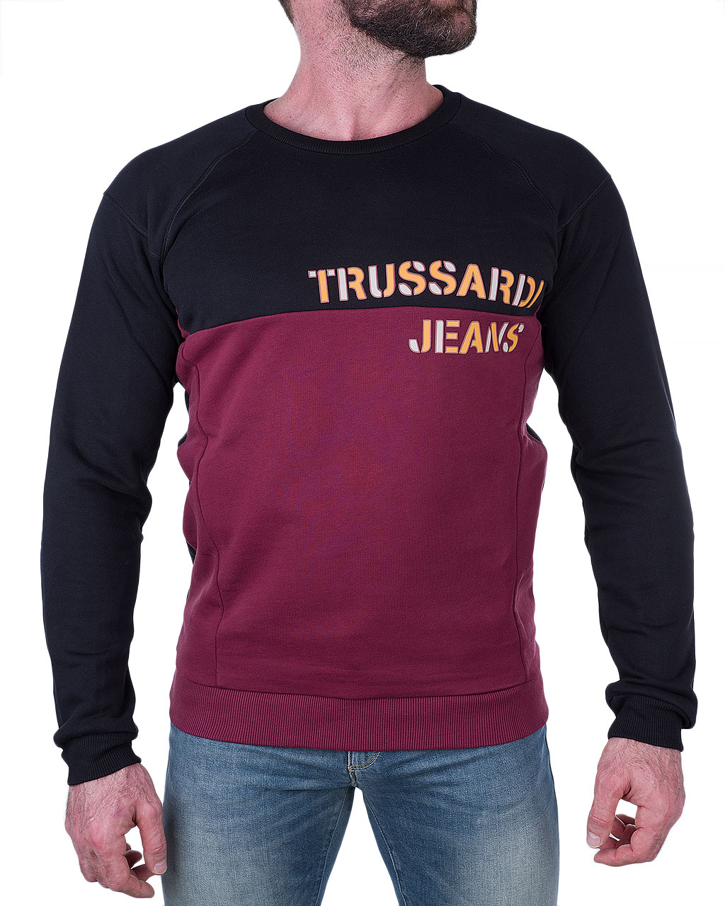 

Світшот чоловічий TRUSSARDI JEANS (52F00055-1T001705-R290/8-93) Бордовий L
