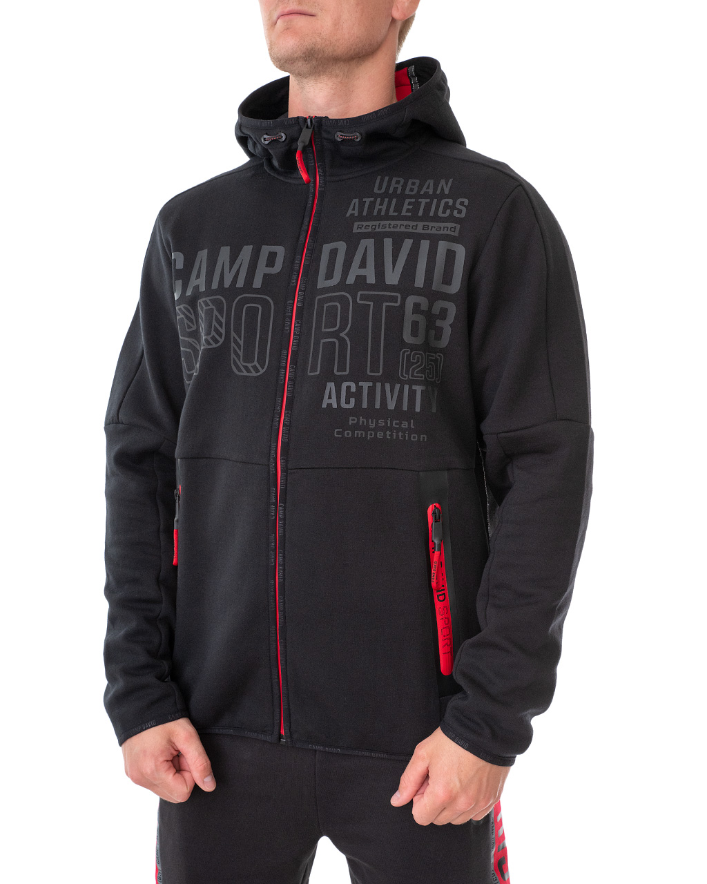 

Толстовка спортивна чоловіча CAMP DAVID (2008-3302-black/20-21) Чорний XXL