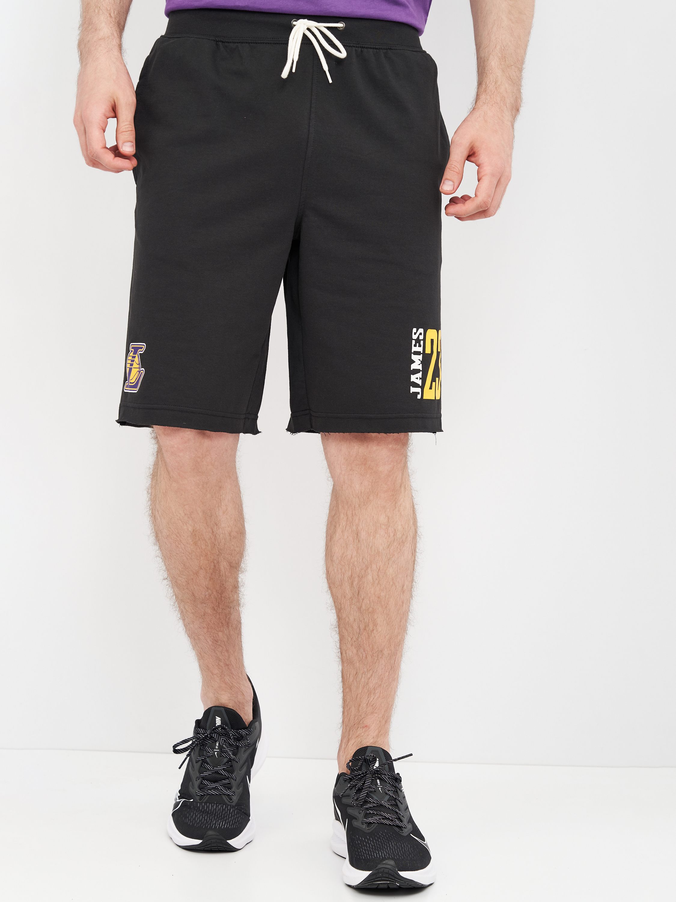 

Шорты Outer staff NBA EK2M1BBSN-LEBRON S Черно-желтые