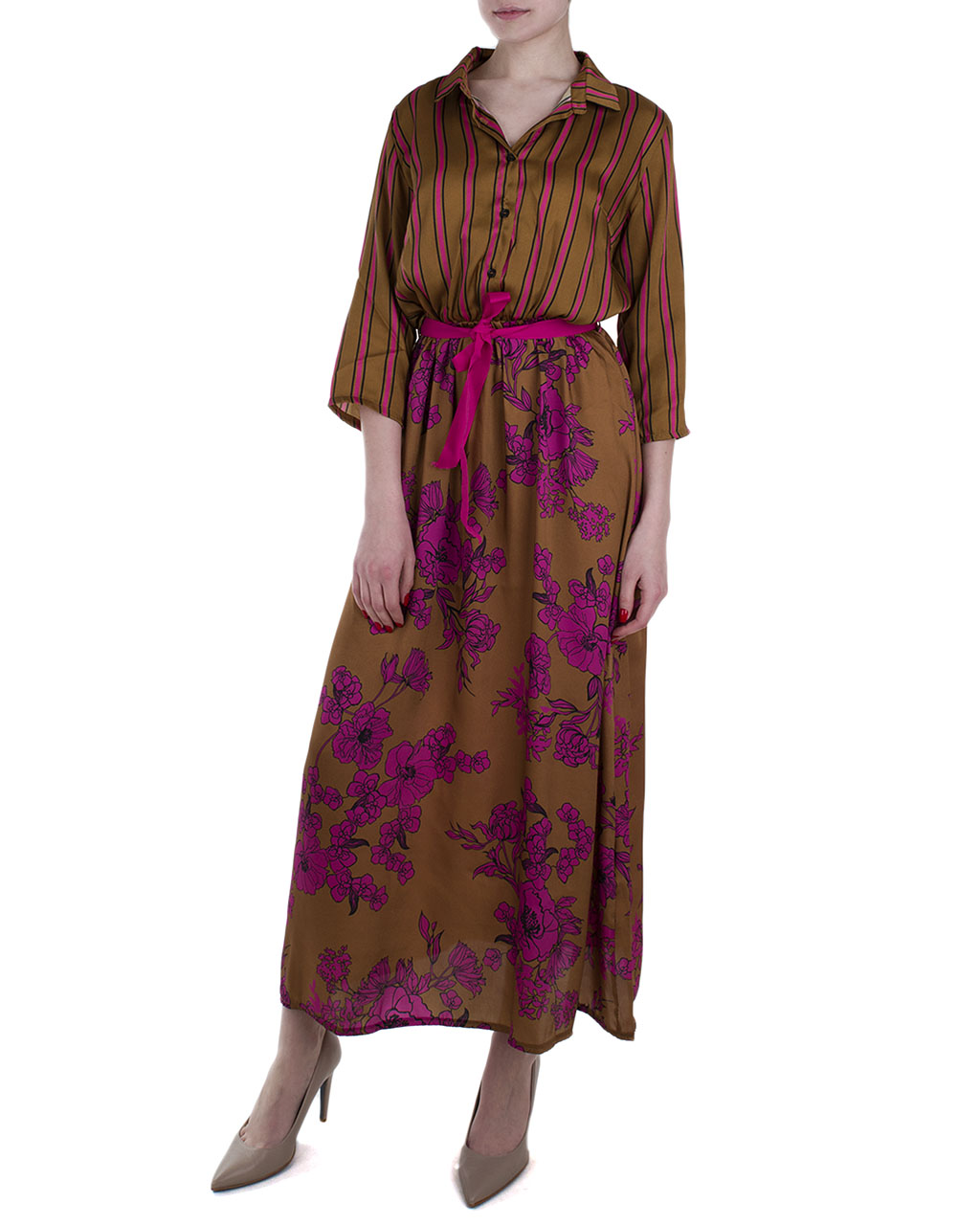 

Сукня жіноча MISS MISS (CFC0039951004/82) Коричневий XS
