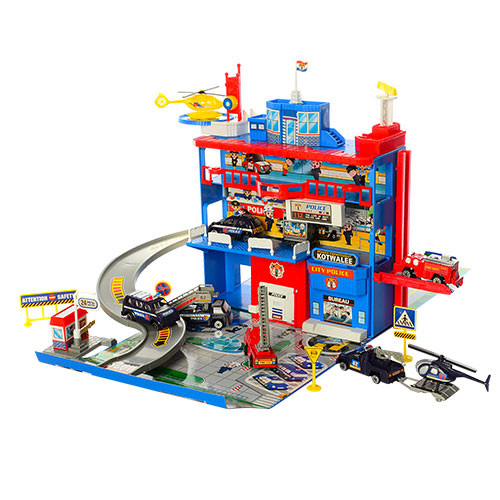 

Игровой гараж с машинками Limo toy полицейский участок, 3 этажа, транспорт, 9 шт (566-14)