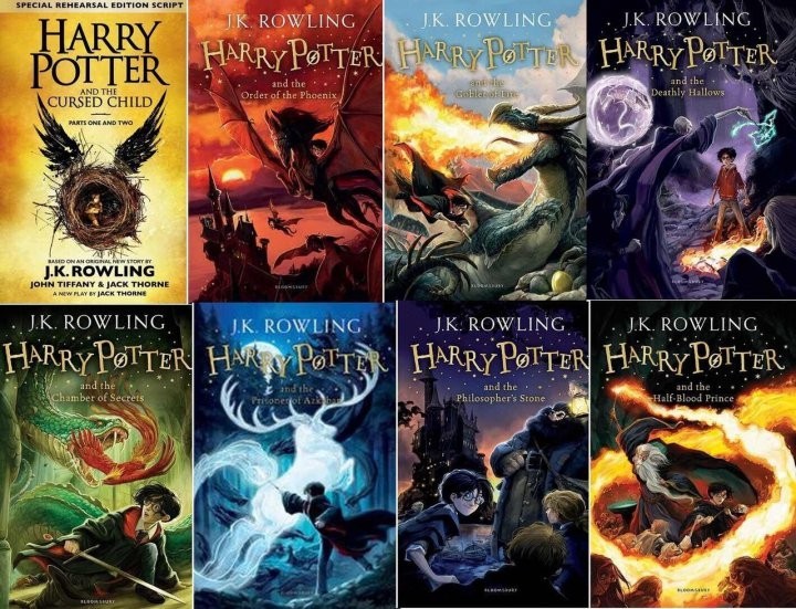 

Ролинг - Harry Potter series 8 books. Гарри Поттер Комплект из 8 книг на английском языке
