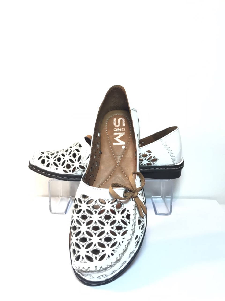 

Мокасины женские Shoes Market 5323-416 40 Белый