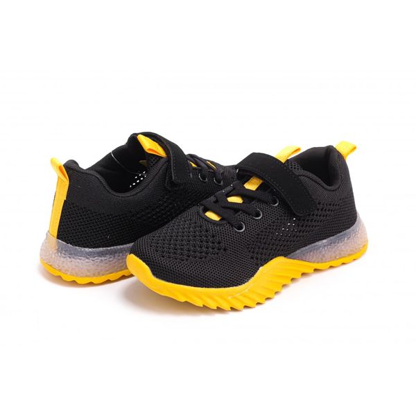 

Кросівки ERRA L-255-1BLACK-YELLOW 28 Чорно-жовтий