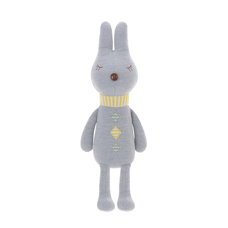 

Мягкая трикотажная игрушка Metoys Кролик серый 42 см (47135)