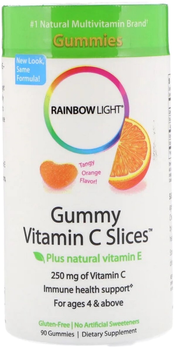 

Витамины Rainbow Light С дольки с терпким апельсиновым вкусом Gummy Vitamin C Slices Tangy Orange Flavor 90 жевательных конфет (21888120338)