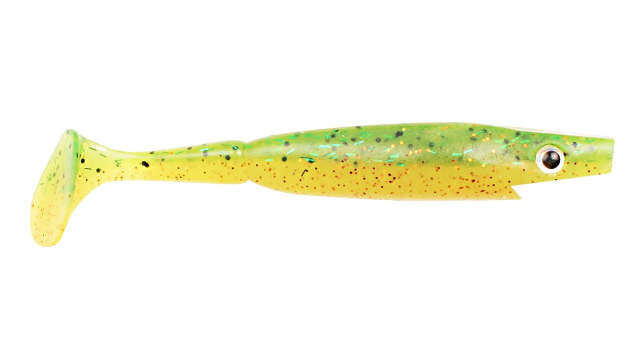 

Силиконовая приманка Strike Pro Piglet Shad 10, 100 мм, 7 гр, цвет: Fire Perch, (уп./6шт.), (SP-172E#C015) (81124)